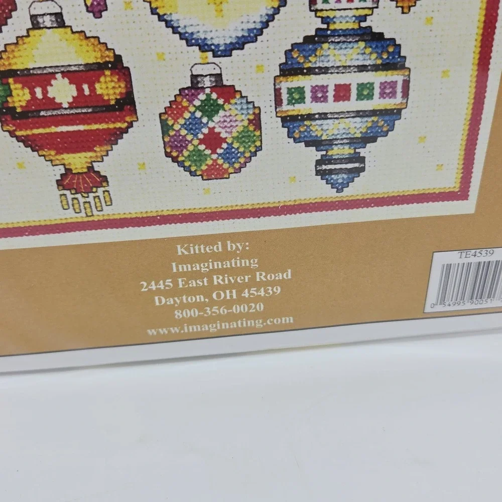 NEW Christmas Cross Stitch Kit Ornaments Holiday Design Crafts Bobbie G Designs
